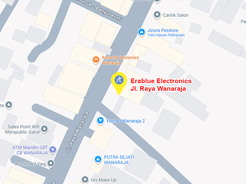 Peta ke toko EraBlue di  Jalan Raya Wanaraja No. 412, RT 000, RW 000, terletak di Kel/Desa Wanamekar, Kecamatan Wanaraja, Kabupaten Garut, Provinsi Jawa Barat